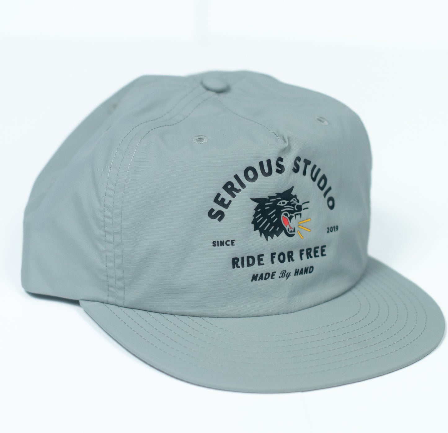 SERIOUS STUDIO CAMPING WOLF HAT - GRAY