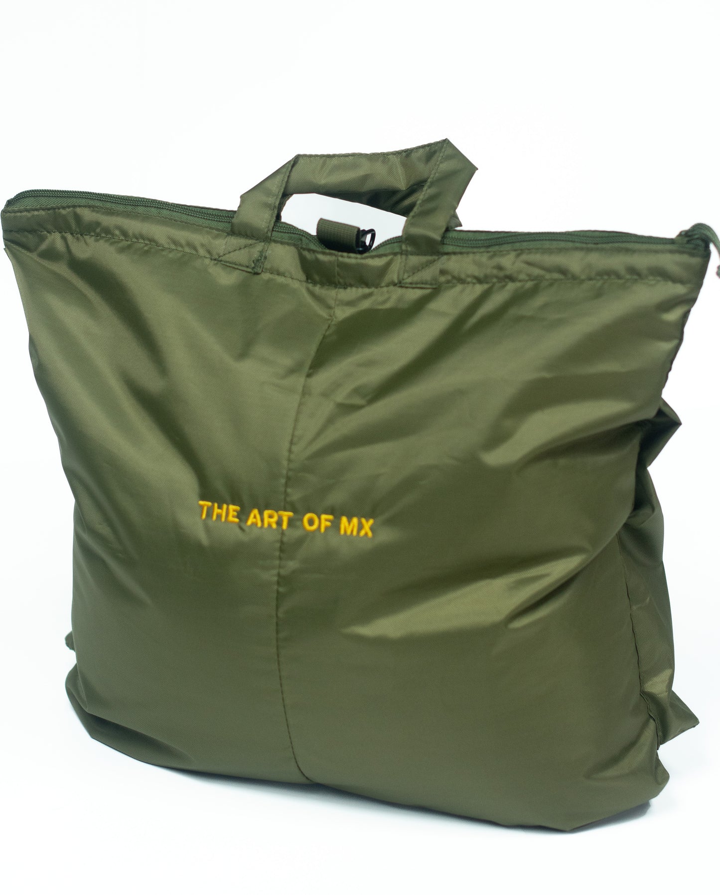 SERIOUS STUDIO HELMET BAG - GREEN / GOLD