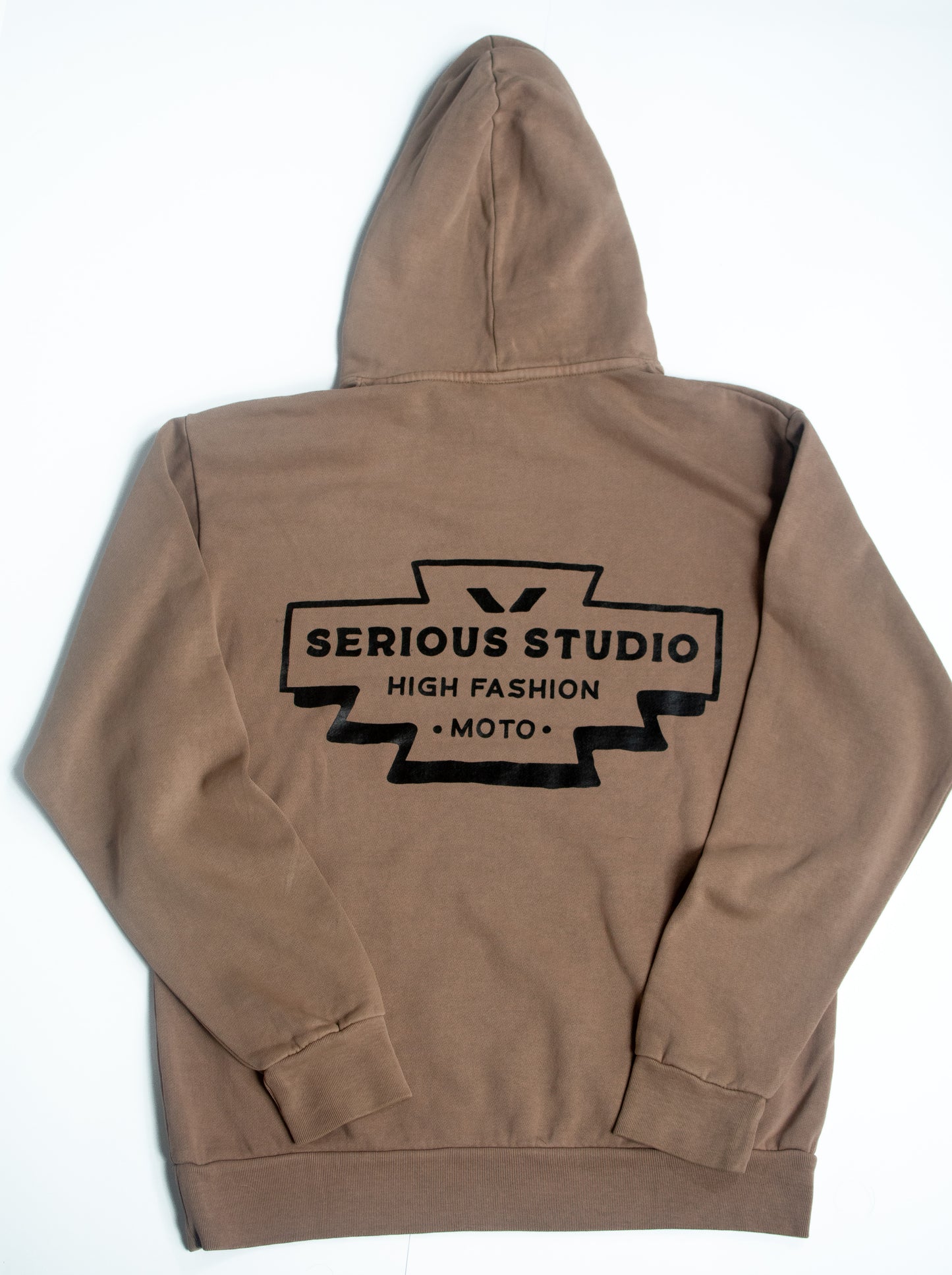 SERIOUS STUDIO HIGH FASHION HOODIE - BURRO