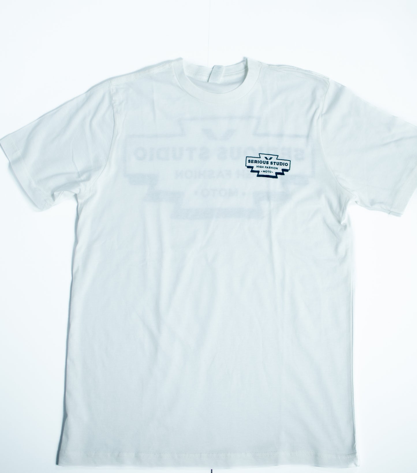 SERIOUS STUDIOS HIGH FASHION TEE - WHITE / BLACK