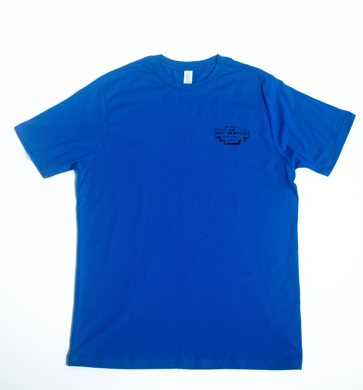 SERIOUS STUDIOS HIGH FASHION TEE - BLUE / BLACK