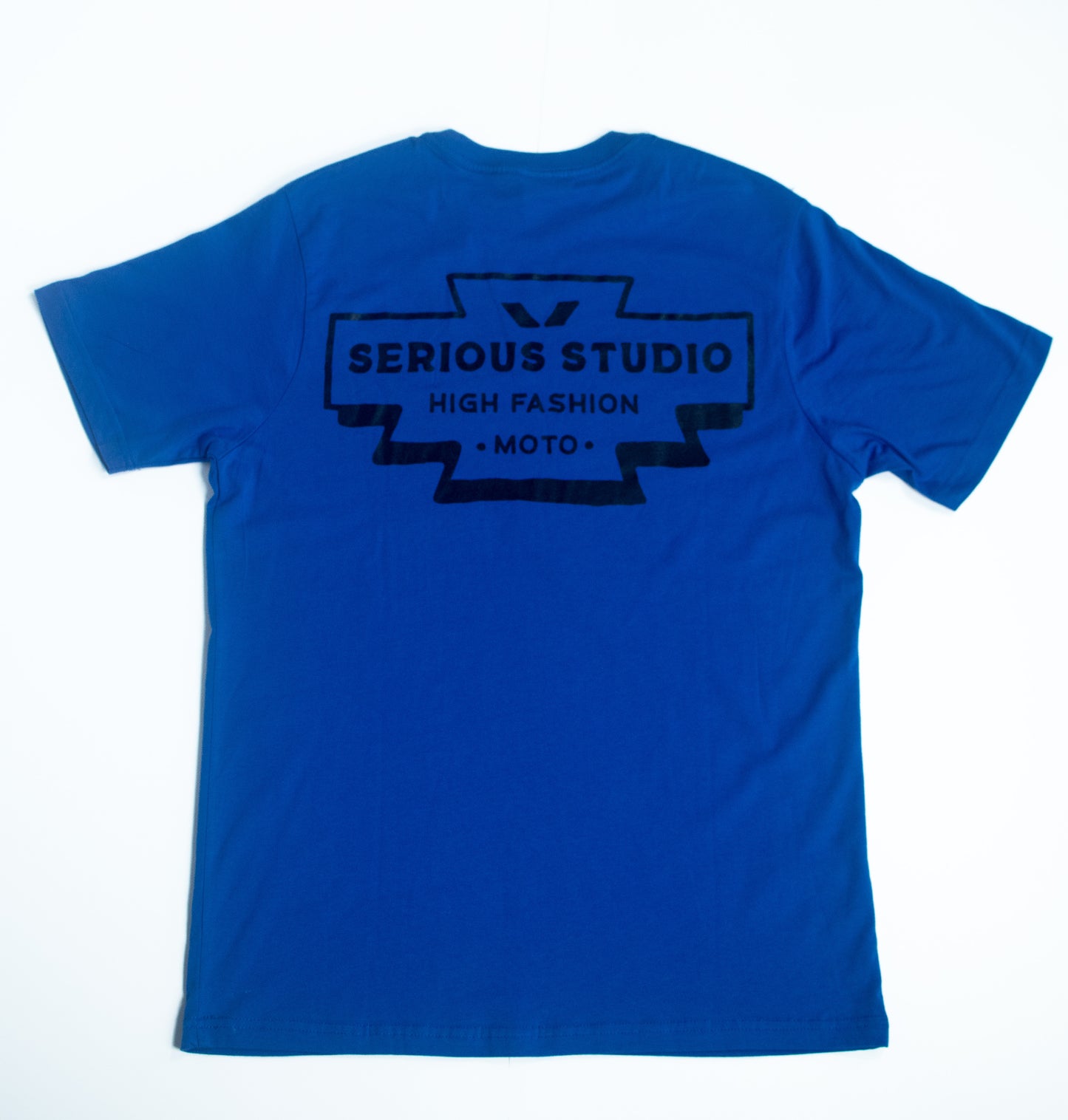 SERIOUS STUDIOS HIGH FASHION TEE - BLUE / BLACK