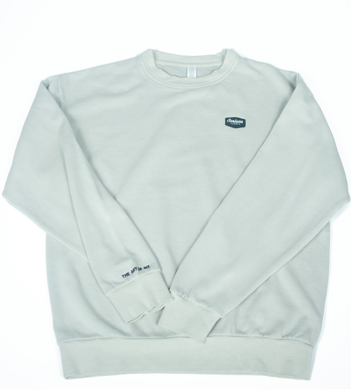 SERIOUS STUDIO ICONIC CREW NECK SWEATSHIRT - LUNAR ROCK