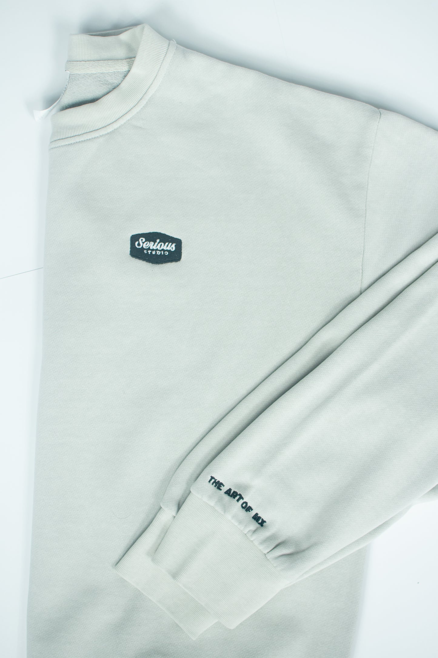 SERIOUS STUDIO ICONIC CREW NECK SWEATSHIRT - LUNAR ROCK